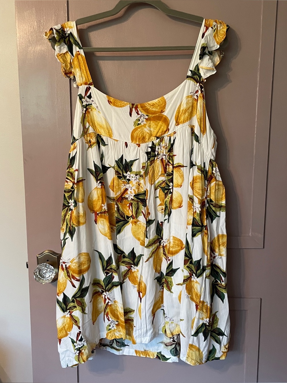 Boutique Lemon-Print Mini dress